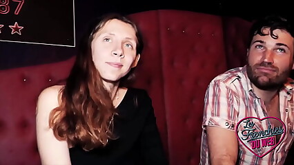 Lola, sweet naughty girl, offers herself two huge cocks